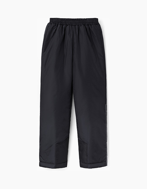 Черные утепленные брюки для мальчика