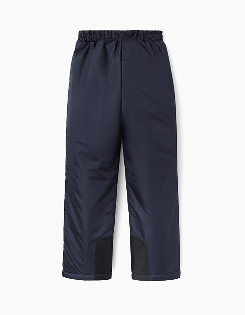 Графитовые утепленные брюки для мальчика