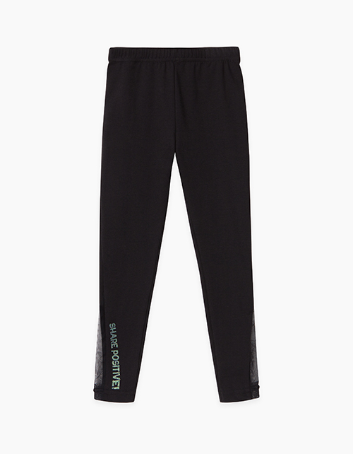 Купить черные леггинсы бренда Bellbimbo для девочки