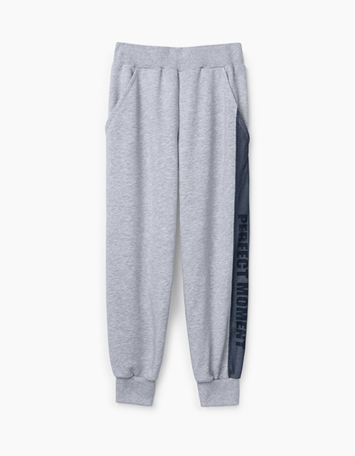 Брюки-джоггеры для мальчика цвета серый меланж Купить брюки-джоггеры для мальчика цвета серый меланж бренда Bell Bimbo