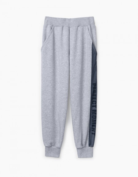 Купить брюки-джоггеры для мальчика цвета серый меланж бренда Bell Bimbo