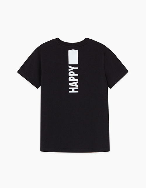 Купить базовую черную футболку для мальчика бренда Bell Bimbo