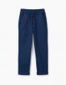 Купить синие зауженные брюки из твила для мальчика бренда Bell Bimbo