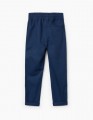 Купить синие зауженные брюки из твила для мальчика бренда Bell Bimbo