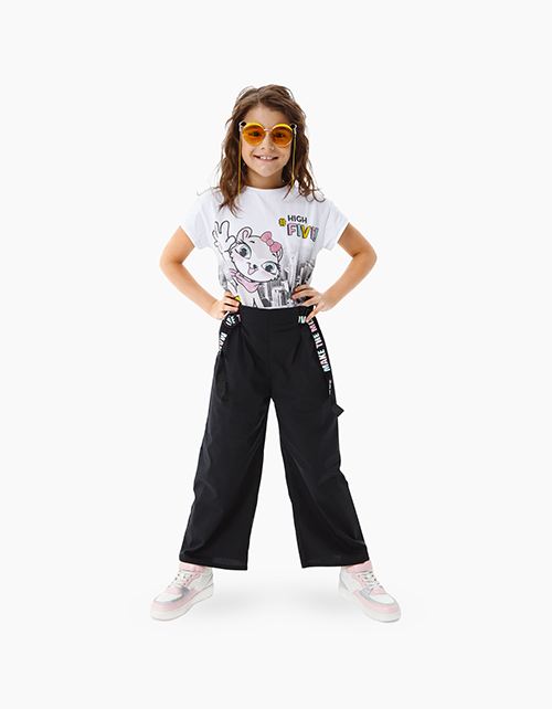 Купить белую футболку Bellbimbo для девочки