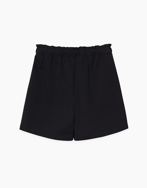 Черные шорты свободного силуэта для девочки Купить черные шорты Bell Bimbo свободного силуэта для девочки