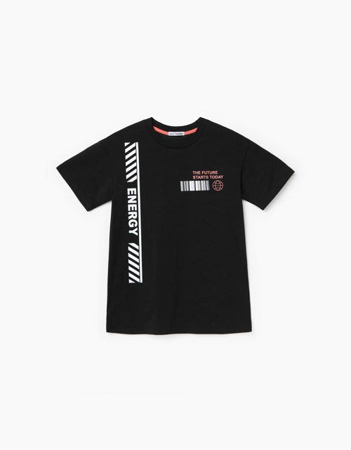 Черная футболка для мальчика Купить черную футболку Bellbimbo для мальчика