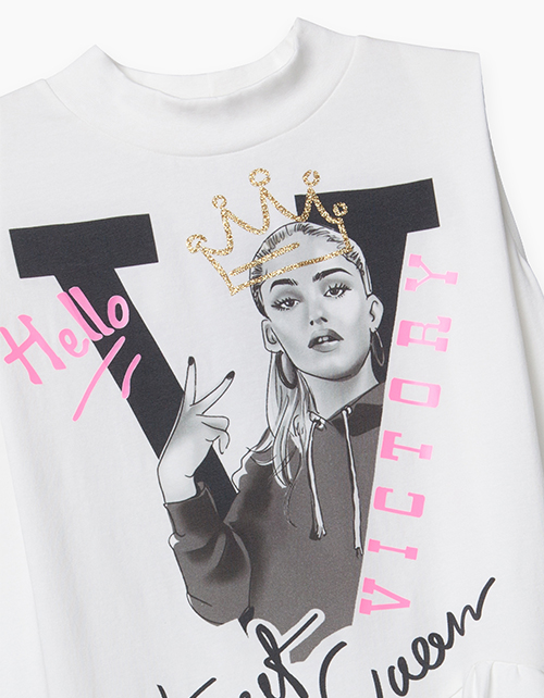 Молочное платье-трапеция Купить молочное платье-трапеция Bell Bimbo