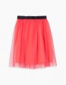 Купить пышную юбку Bell Bimbo из сетки кораллового цвета