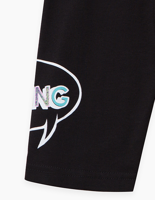 Купить черные велосипедки для девочки