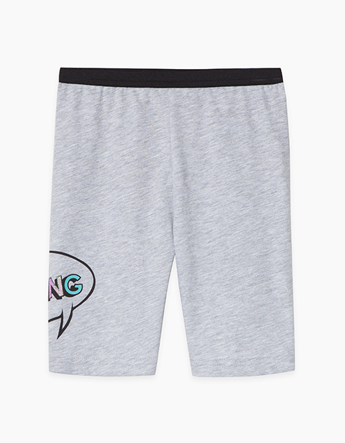 Купить велосипедки цвета серый меланж для девочки