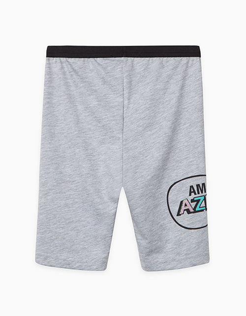 Купить велосипедки цвета серый меланж для девочки