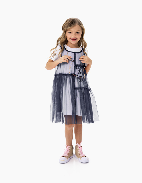 Купить темно-синее платье-трансформер