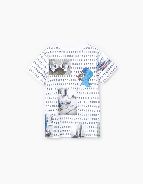 Набивная футболка с принтами для мальчика Купить набивную футболку с принтами для мальчика