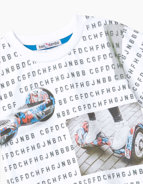 Набивная футболка с принтами для мальчика Купить набивную футболку с принтами для мальчика