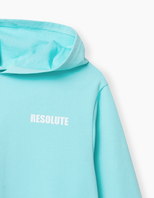 Светло-бирюзовое свободное худи Купить светло-бирюзовое свободное худи