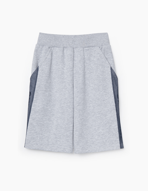 Купить шорты цвета серый меланж для мальчика