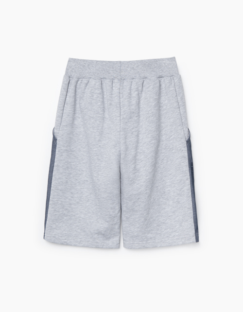 Купить шорты цвета серый меланж для мальчика
