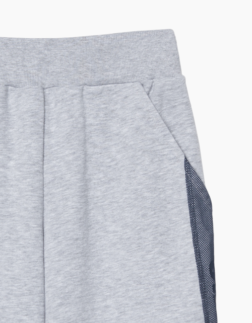 Купить шорты цвета серый меланж для мальчика