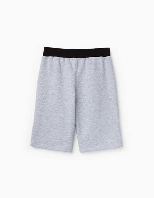 Шорты цвета серый меланж для мальчика Купить шорты цвета серый меланж для мальчика