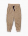 Купить бежевые брюки-карго для мальчика