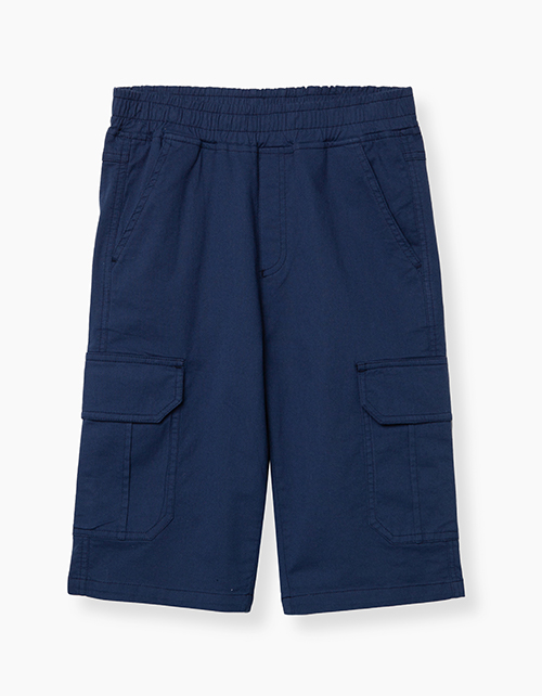 Купить синие свободные шорты для мальчика