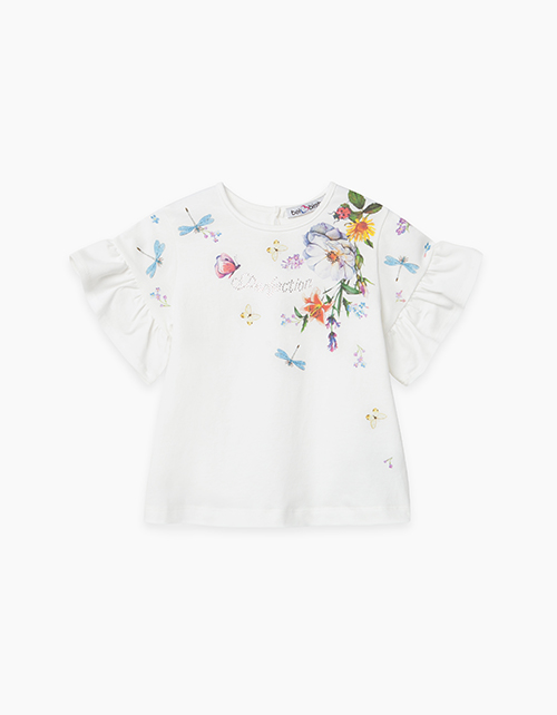 Молочная футболка для девочки Купить молочную футболку для девочки