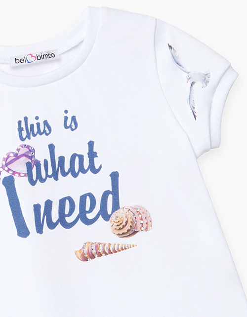 Белая футболка для девочки Купить белую футболку для девочки