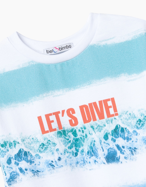 Футболка с морским принтом для мальчика Купить футболку с морским принтом для мальчика