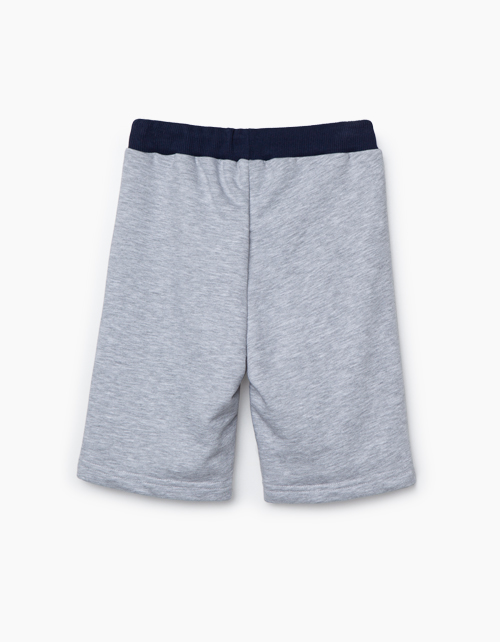 Купить шорты цвета серый меланж для мальчика