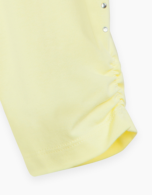 Купить светло-желтые шорты для девочки