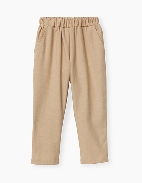 Купить светло-бежевые брюки для девочки