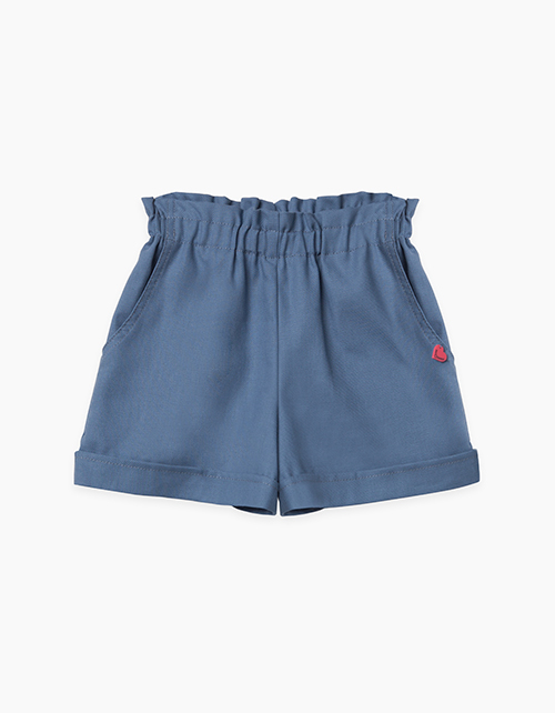 Купить шорты цвета деним для девочки