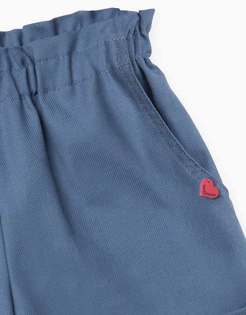 Купить шорты цвета деним для девочки