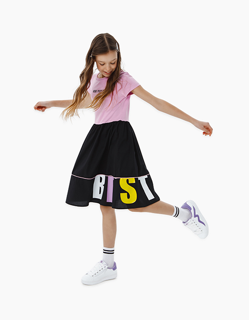 Купить летнее молочное платье с набивным флористическим рисунком