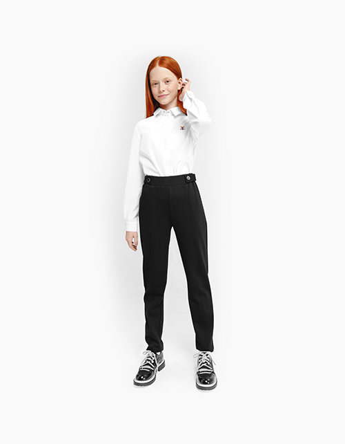 Купить черные брюки для девочки