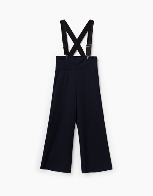 Темно-синий школьный полукомбинезон для девочки Купить темно-синий школьный полукомбинезон для девочки