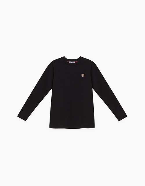 Черный лонгслив для мальчика