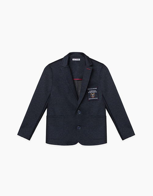 Темно-синий пиджак для мальчика Темно-синий пиджак для мальчика