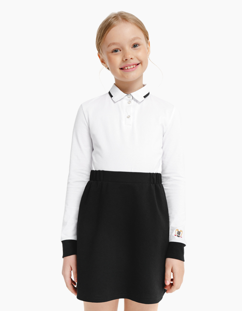 Купить черную юбку-шорты