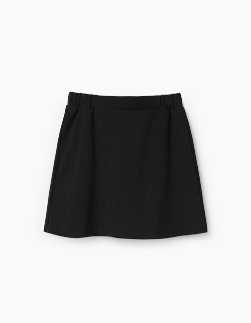 Купить черную юбку-шорты