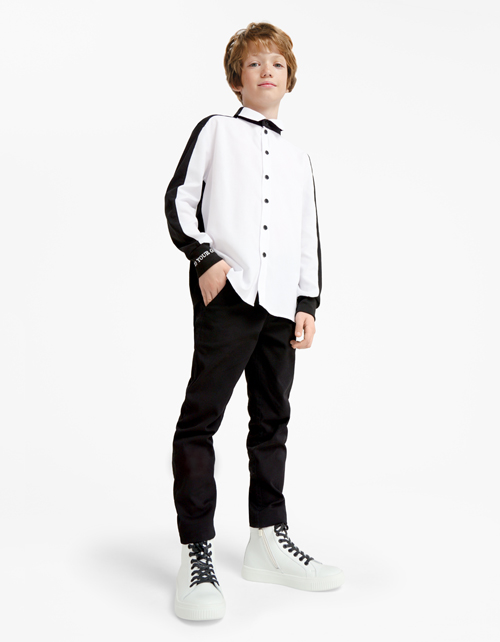 Черные брюки для мальчика