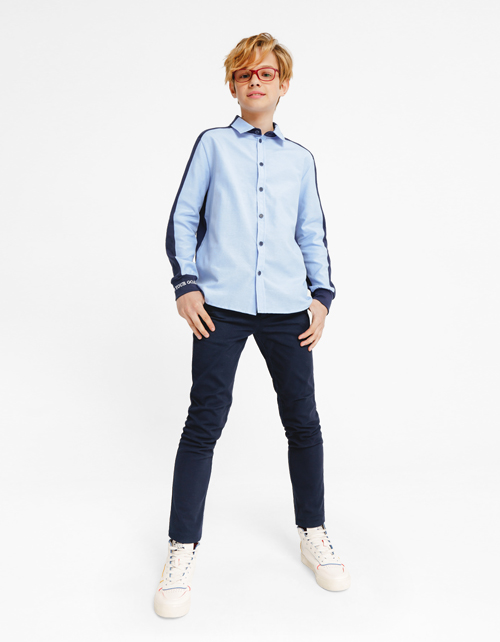 Темно-синие брюки для мальчика