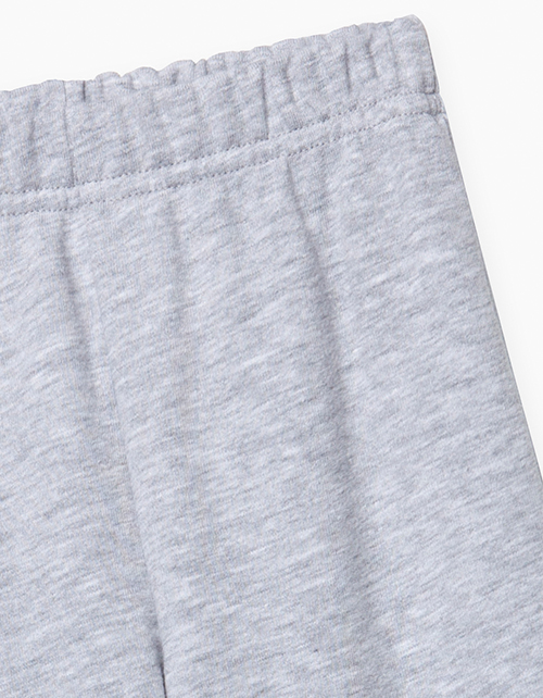 Брюки-джоггеры цвета серый меланж