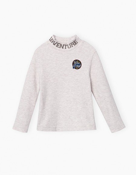 Светло-бежевый гольф для мальчика