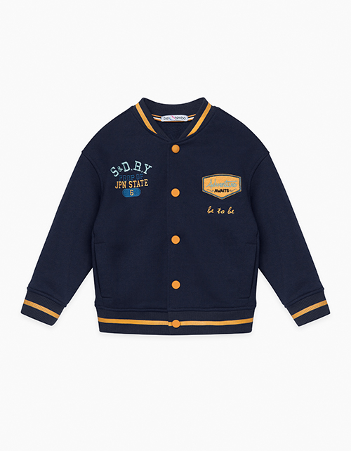 Темно-синий бомбер для мальчика Темно-синий бомбер для мальчика