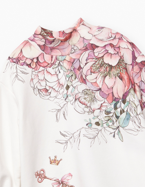 Молочный свитшот для девочки Молочный свитшот для девочки