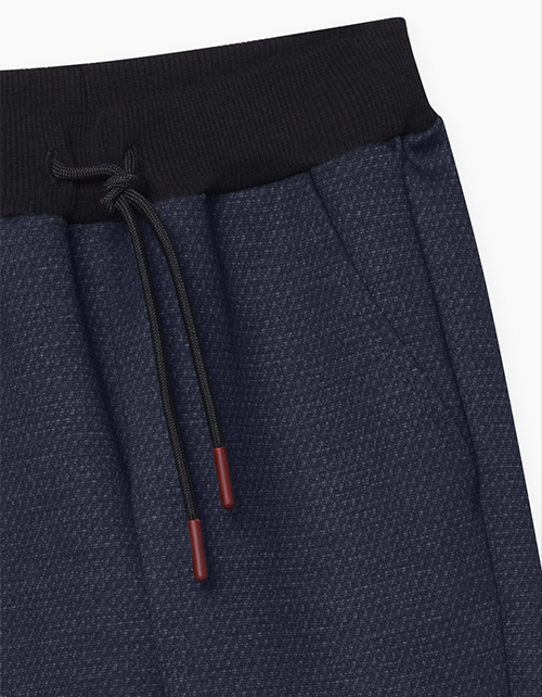 Зауженные темно-синие брюки для мальчика