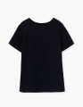 Черная футболка для девочки