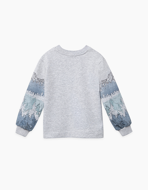 Свитшот с романтическим принтом для девочки Свитшот с романтическим принтом для девочки